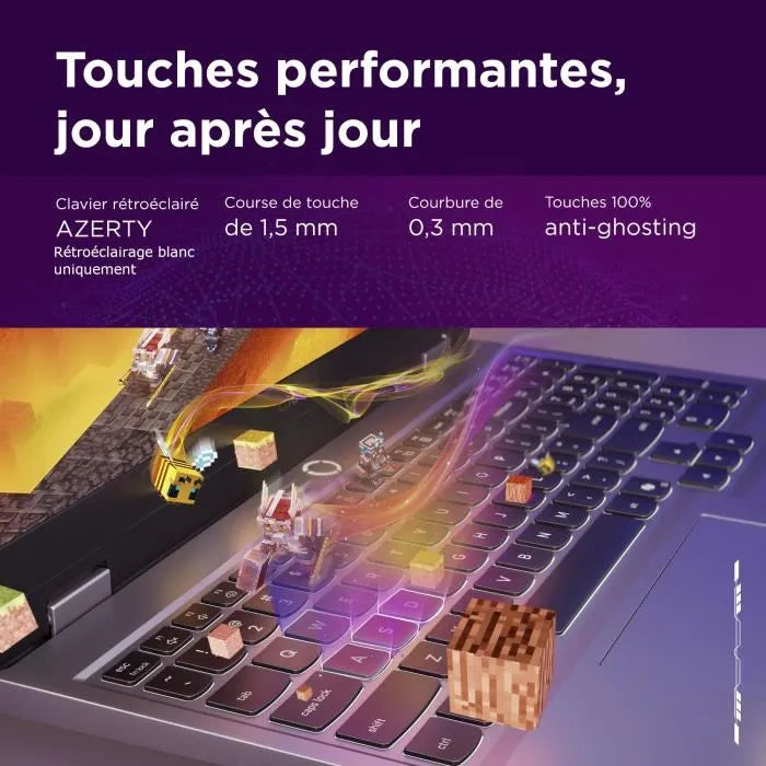 PC portable Gamer LENOVO LOQ 15IRX10 | Sans Windows - 15'' FHD 144hz - Core i5-13450HX - RTX 5050 100W - RAM 16 Go - SSD 512 Go