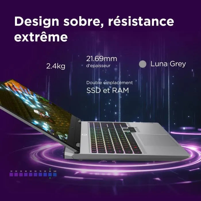 PC portable Gamer LENOVO LOQ 15IRX10 | Sans Windows - 15'' FHD 144hz - Core i5-13450HX - RTX 5050 100W - RAM 16 Go - SSD 512 Go